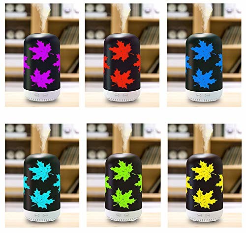Maple Leaf 2.4MHz 100ML Essential Oil Aroma Diffuser Color Changing