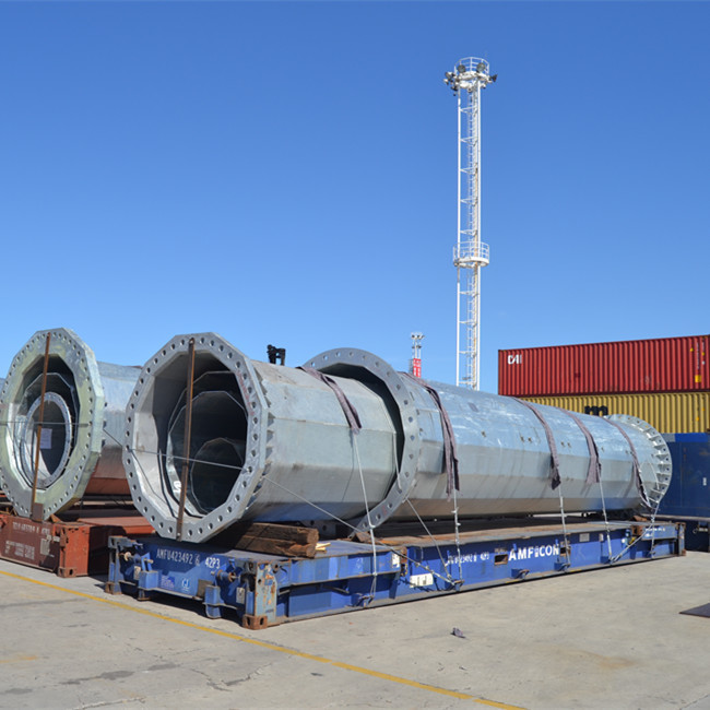 1250 Dan Electric Line 12m Galvanised Pole