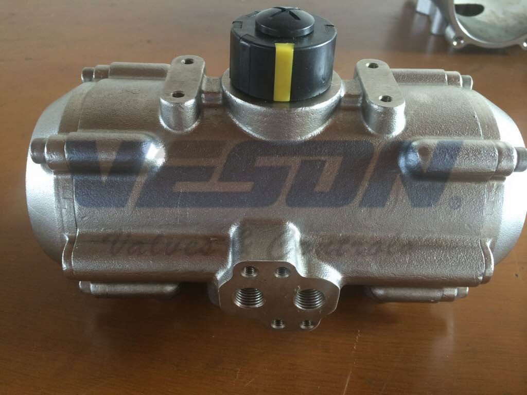 Double Acting Stainless Steel Pneumatic Actuator SS304 SS316 Material