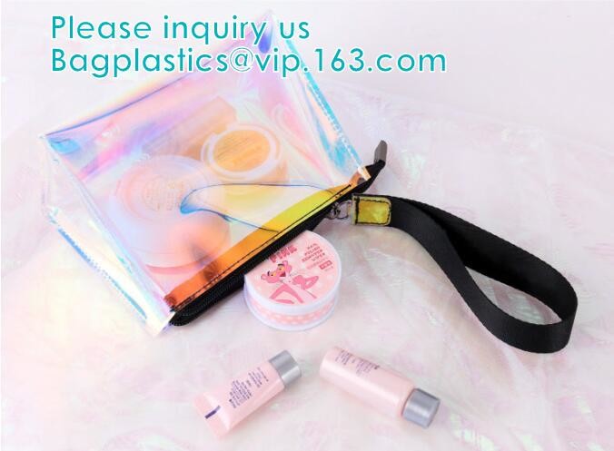 Custom Logo Shiny Holographic Cosmetic Bag Sets,Cosmetic Makeup Bag,Cosmetic Bag Travel,Fashion Accessories Holographic