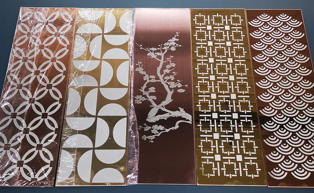 1300mm*2500mm/1500mm*3000mm Laser Metal Etching Machine Pad Printing for Stainless Steel Plate Decoration