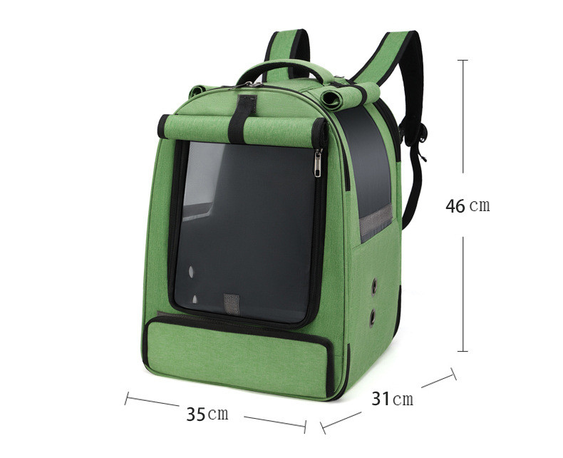 Lightweight Bird Parrot Pet Carrier Bag Cage Outdoor Mesh Large Foldable Travel Backpack