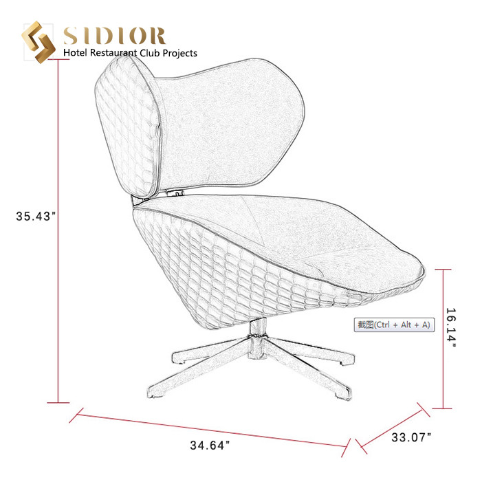 Leather Lounge Chair, Morder Leather Chair, Leather Easy Chair, Living Room Lounge Chair