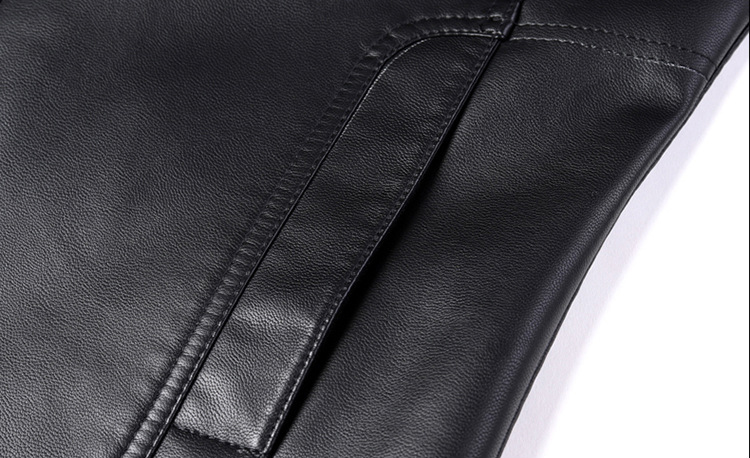Winter Vintage Ceket Utility Chaquetas Rectas Para Motosiklet Para Hombre Hombre Coat Pu Leather Jacket