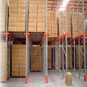Buy cheap Galvanized Warehouse Drive In Pallet Racking Storage System 2T product