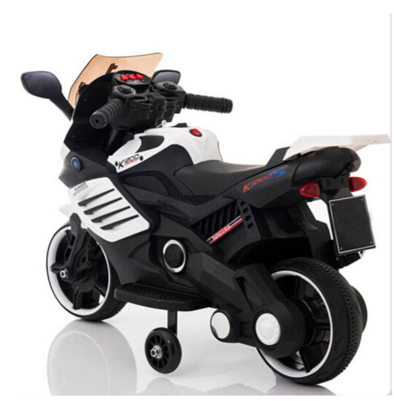 Children Toys Car 6v Electric Motorcycle Ride On Car with Lighting and Auxiliary Wheels