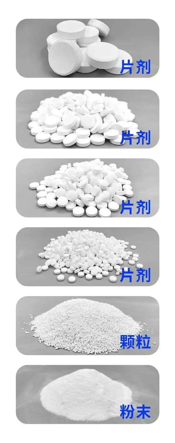 White Trichloroisocyanuric Acid C3Cl3N3O3 Cas 87 90 1 Crystalline Powder