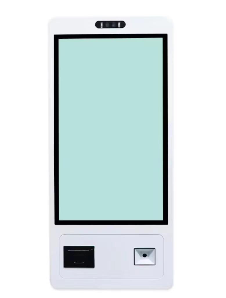 Win/Andr 32'' Touch Screen Kiosk with 80mm Built-In Printer and Two Demension Scanner