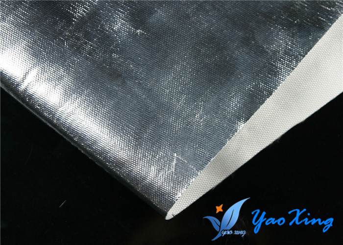 0.4mm Fireproof Aluminum Foil Fiberglass Cloth High Tensile Property