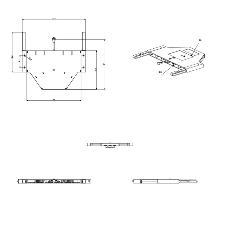 1U 2U 4U 144 288 576-core Fibre Distribution Frame SC LC MPO Ultra High Density Box Patch Panel ODF