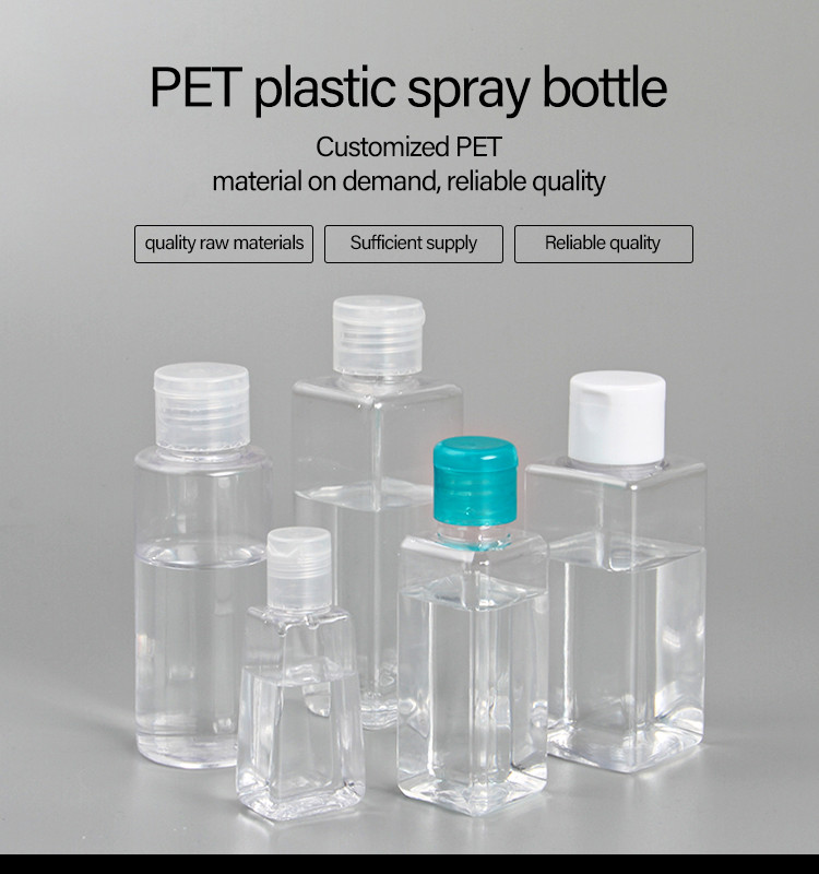 Liquid Soap Plastic Sanitizer Bottle Transparent Empty Hand Sanitizer Bottles