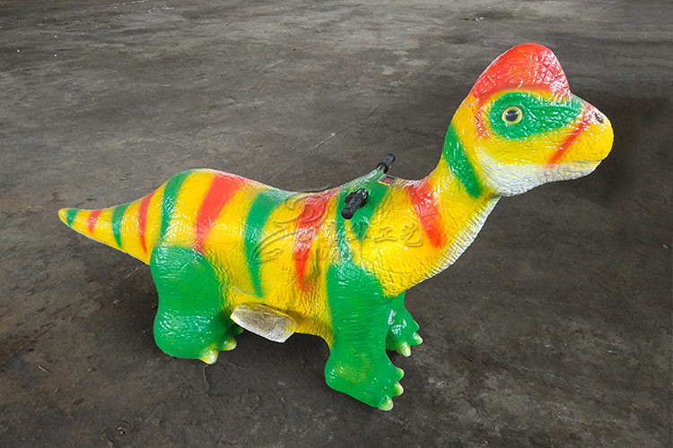 Realistic Simulation Dinosaur Battery Car , Kids Animatronic Dinosaur Ride