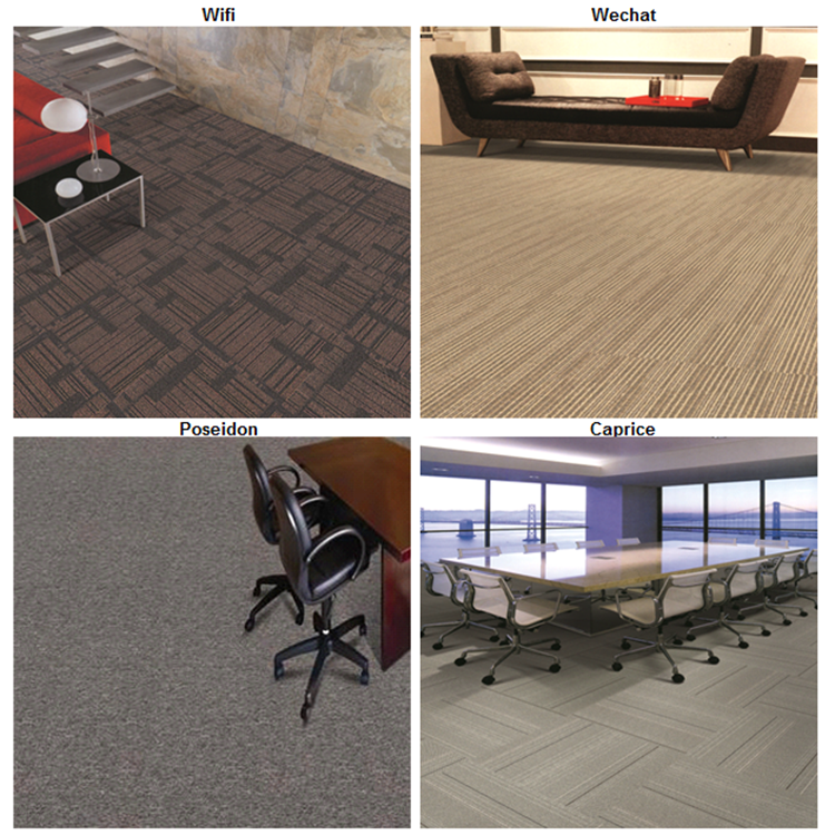 Free sample plain Nylon carpet tile for workplace