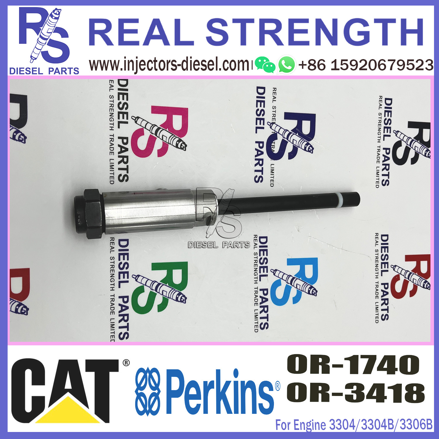 0R-1740 0R-3418 Fuel Injector Nozzle 8N7005 For Engine 3304 3304B 3306B 3306