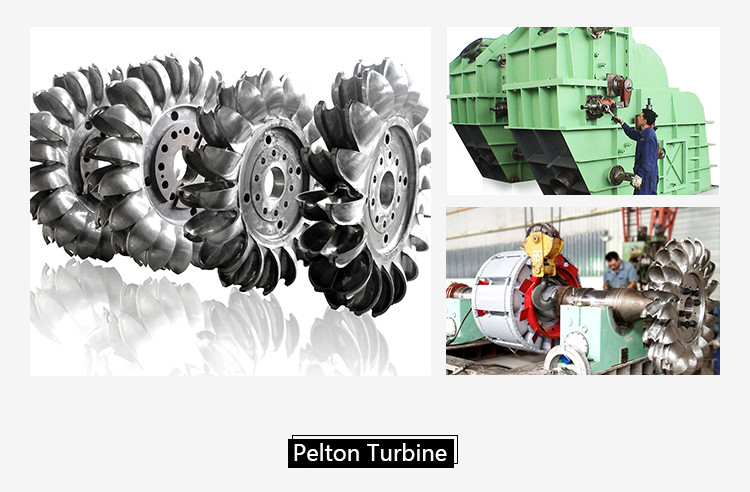 Impulse Turbine Generator For Power Plant / Hydropower Station