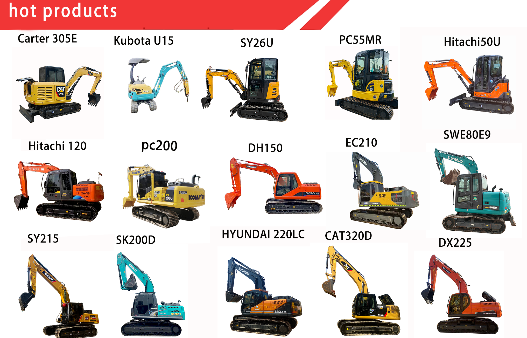 Used Excavator Cat 315 15 Ton Machine With Original Color