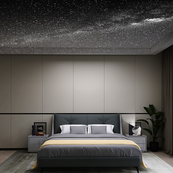 4K HD Timer Solar System Projector , Multipurpose Milky Way Light Projector