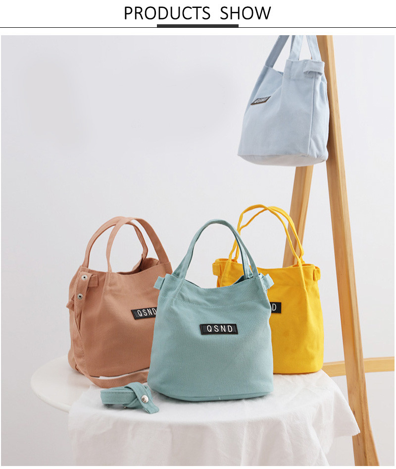 Canvas Insulated Lunch Cooler Bags