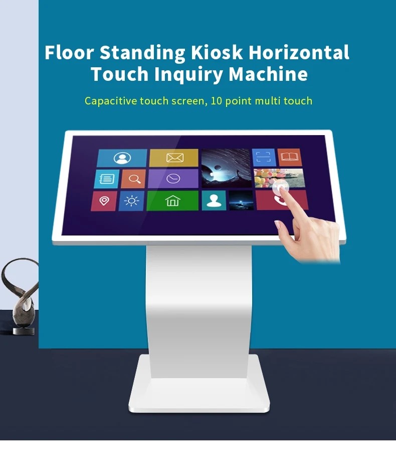21.5 32 43 55 Inch Touch Self Checkout Kiosk Exhibition Hall All In One