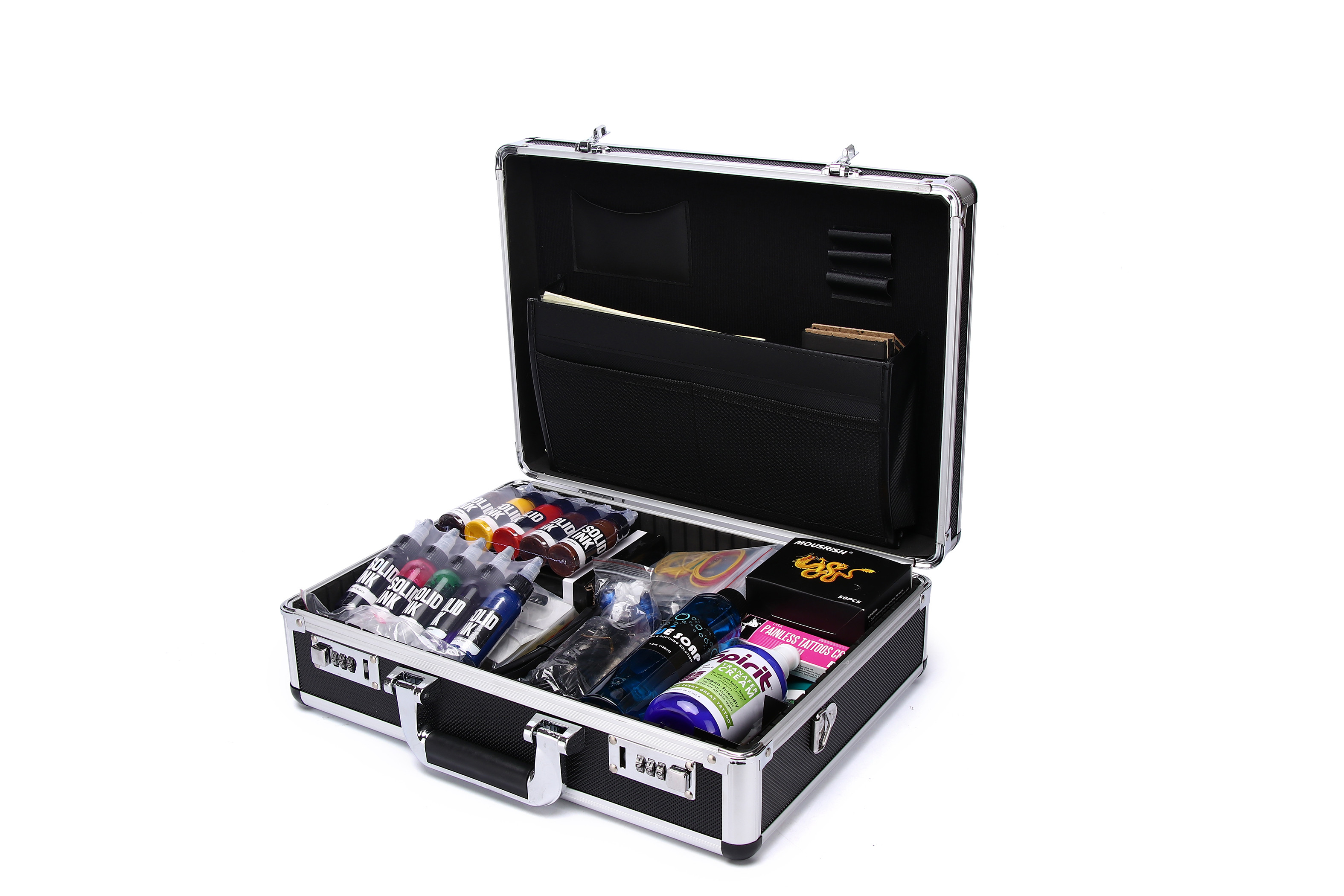 Tattoo Kit Mousrish One Box With Complete Tools Medium Size And Large Size Tattoo Box