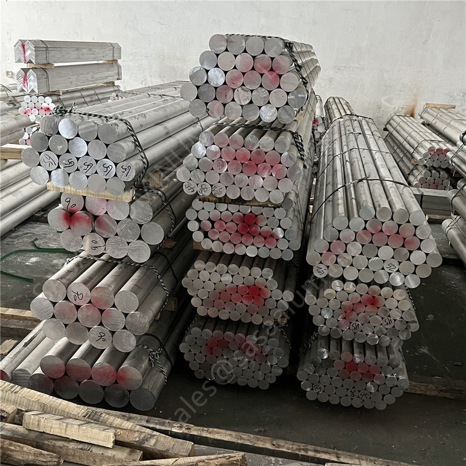Aluminum Rod Bar 2024 6061 6063 7075 Aluminum Price 3mm 6mm 8mm 10mm 80mm 1050 1060 6061 T6 Aluminium Rod Round Mill 1 T