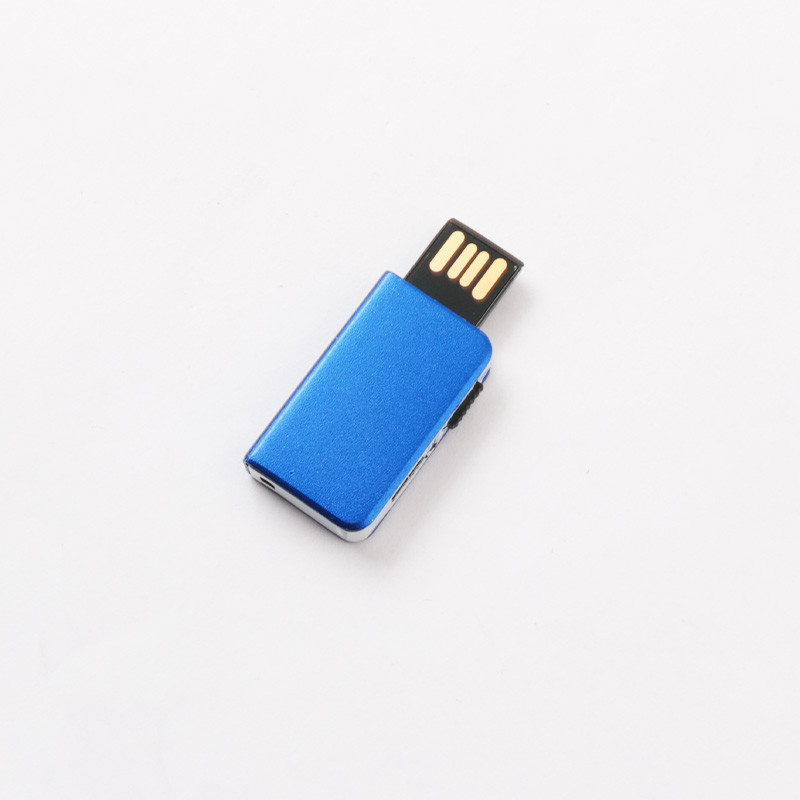 Customized Silver Metal USB Flash Drive Toshiba Flash Chips Inside