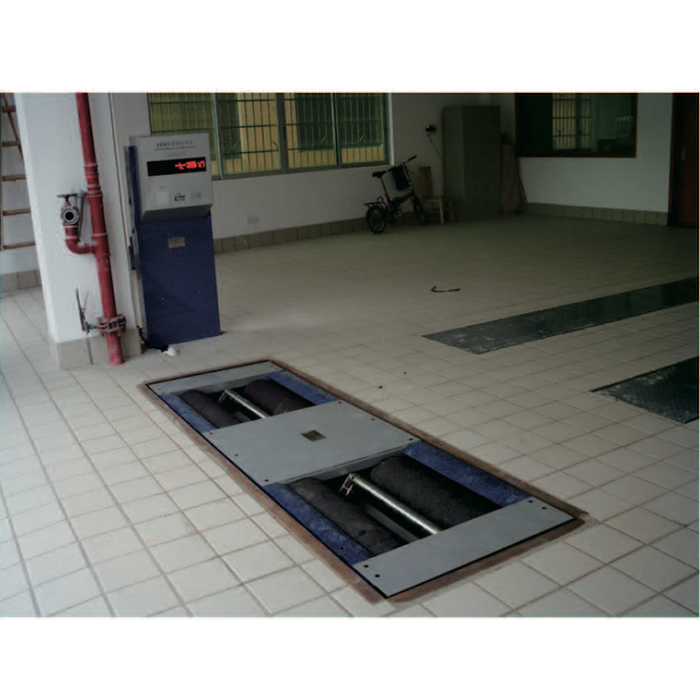 Vehicle Inspection Equipment Roller Brake Tester 4T Roller Brake Opposite Force Tester With Axle Load Brake Testing