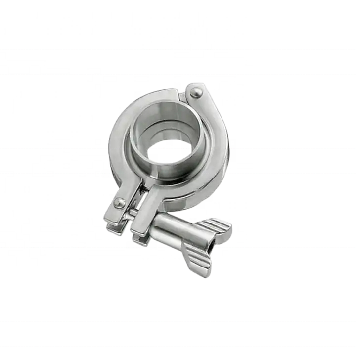 Stainless Steel 304 316 Clamp Single Pin Sanitary Tri Clamp Forged Connection