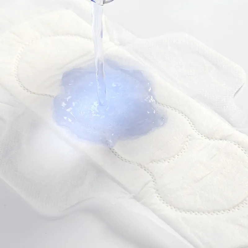Customized Super Absorbent Eco Friendly Sanitary Pads With Mesh Top Sheet