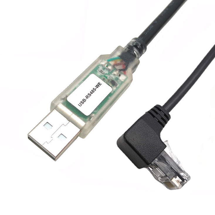 USB-A RS485 To 8P8C RJ45 Serial Cable Elbow/Finger/Protective Cover