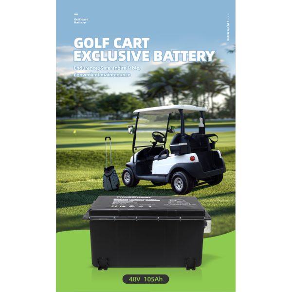 Golf Cart Lithium Battery 51.2v 105Ah Capacity Built-in BMS Protection Fast Charging Stable Output