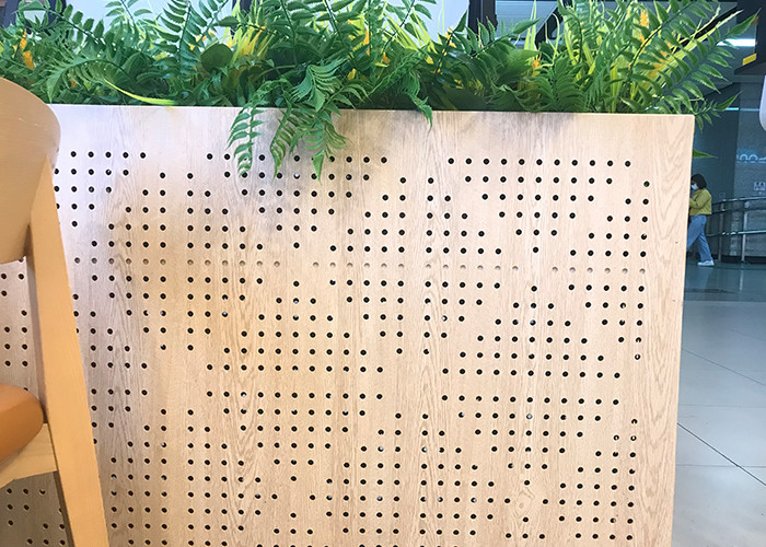 12mm Melamine Mdf Perforated Board For Gondola Shelving Furniture
