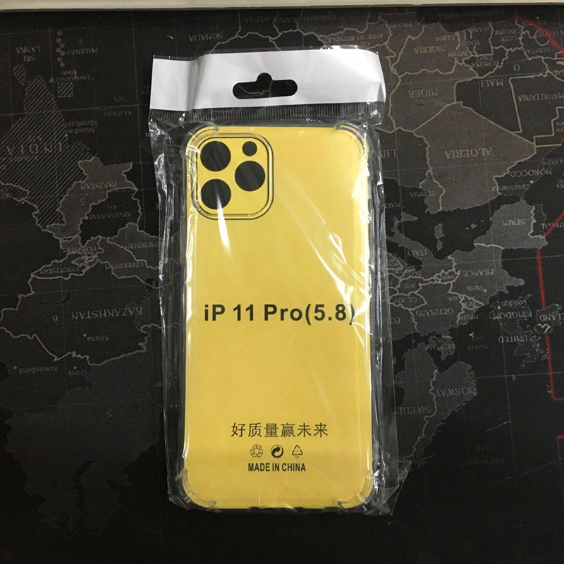 Transparent TPU Shockproof Customized Mobile Cover For IPhone 11 Pro Max