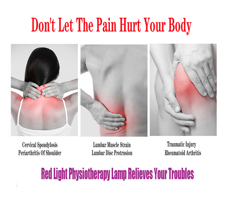 Red light therapy Device, 660nm red light and 850nm infrared LED light therapy, with timer and remote control