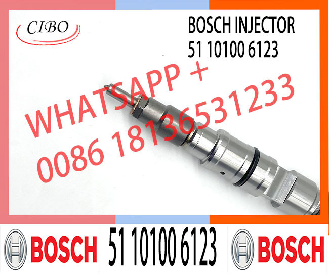 New 0445120197 0 445 120 197 Fuel Injectors For Sale for 51 10100 6123 D 2066 LUH32 Diesel Engine