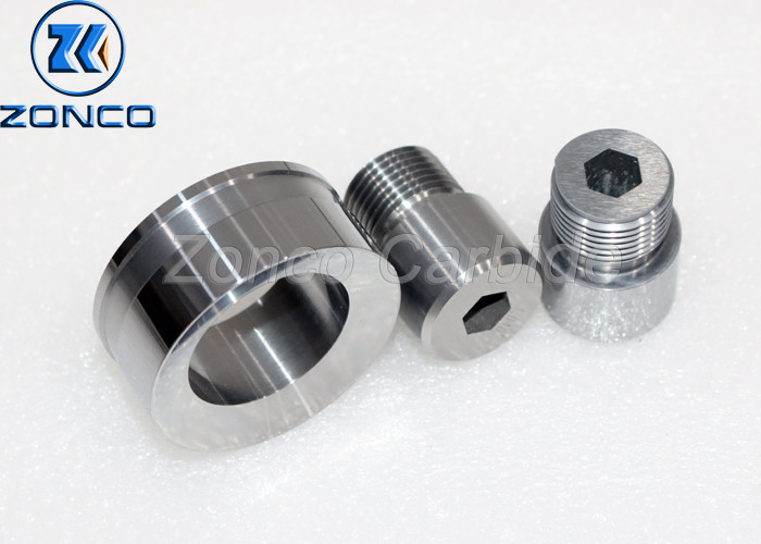 100% Tungsten Carbide Drill Bit Nozzle Cemented Carbide Wear Parts High Precision