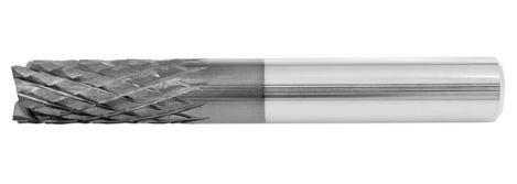 Diamond Coating Tungsten Carbide Milling Cutters Straight Shank Type