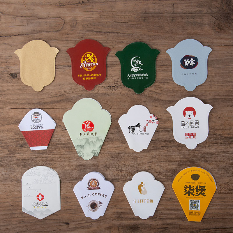 Kraft Paper Customized Disposable Chopsticks Knife Fork Cutlery Dinnerware Tableware Bag