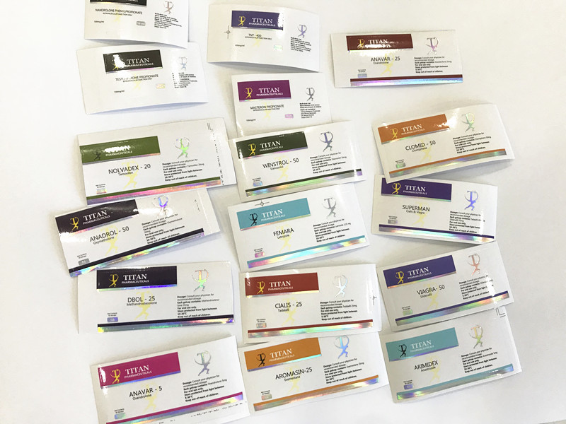 Pantone Color Pill Bottle Labels , Anti Water 10ml Vial Labels