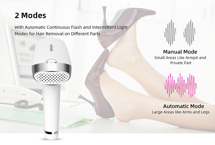 18cm Long 300000 Flashes 470nm Laser Hair Removal Handset