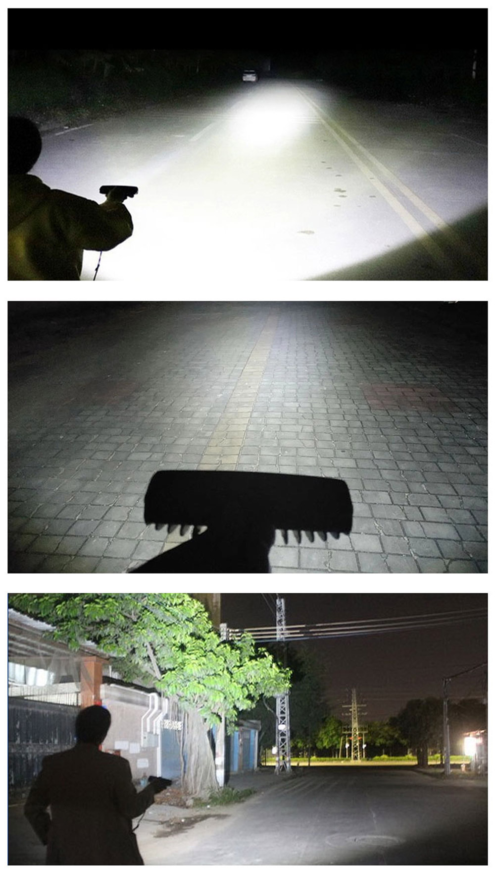 40W 36V White Steady Aluminum 8 Beam LED Universal Car Work Light