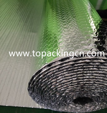 Aluminum Foil Double Sided Foil Bubble Wrap Insulation 1.2m Width 30m Length