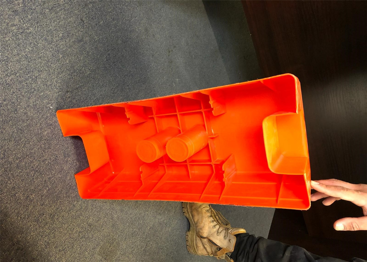 polypropylene Temporary Fencing Base 560x245x130mm Available Customized Any Size of Hole 32mm 42mm 43mm 38mm 10 Year UV