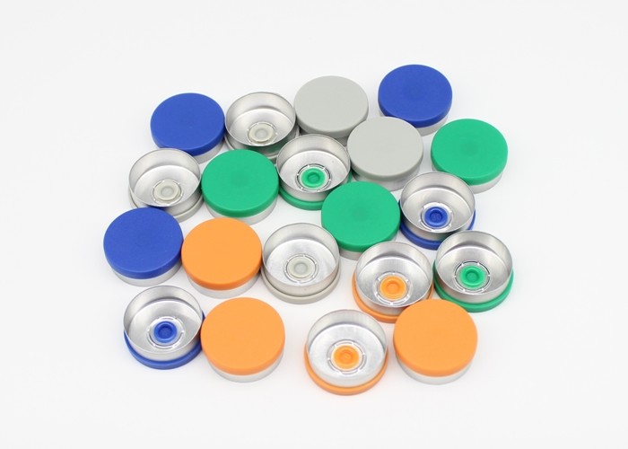Pharmaceutical Injection Crimp Top Vial Caps Flip Off Type 20.3*7.3mm Size