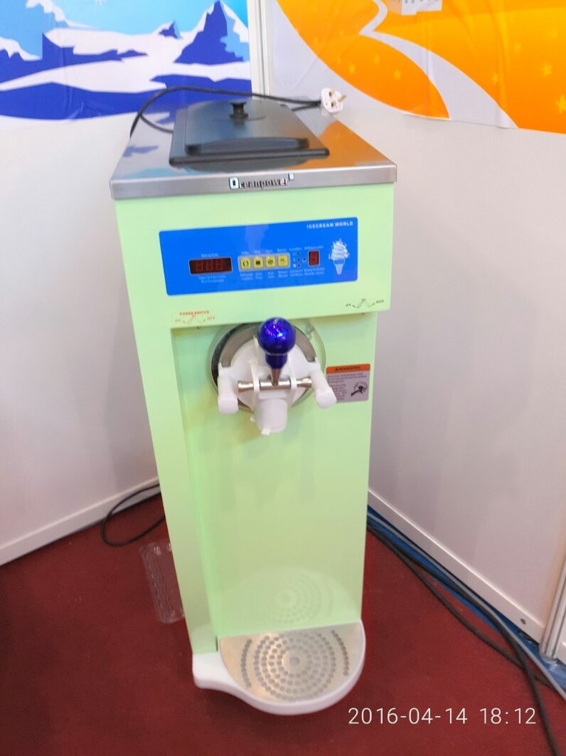Super quiet Oceanpower Sunny A18 single flavor mini soft ice cream machine