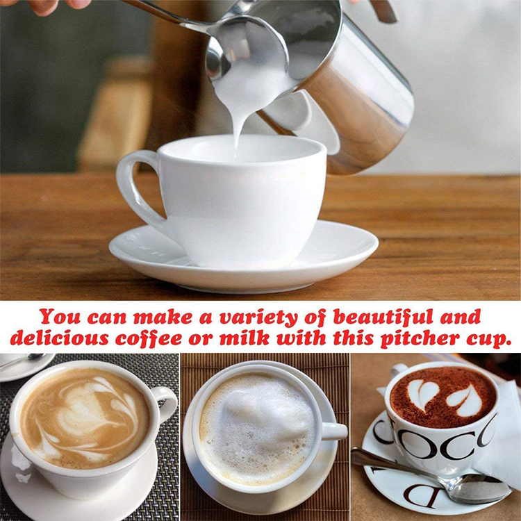 800ml Handheld Coffee Milk Blender HomeGoal Stainless Steel Manual Frother with Filter