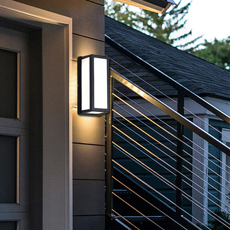 18w 30w 50w Outdoor Waterproof LED Wall Lights Interior 38x15x14cm