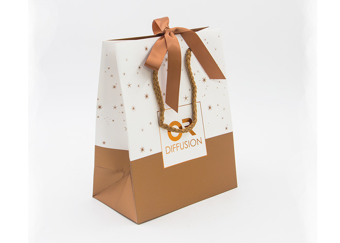 Luxury Colorful Personalised Gift Bags For Business Glossy Lamination