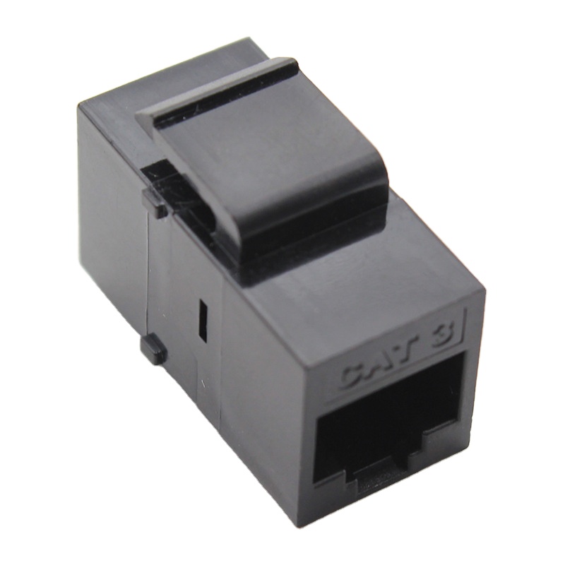Exact Cables ABS CAT3 UTP Inline Coupler FTP Keystone Jack Female to Female Lan Cable Extender