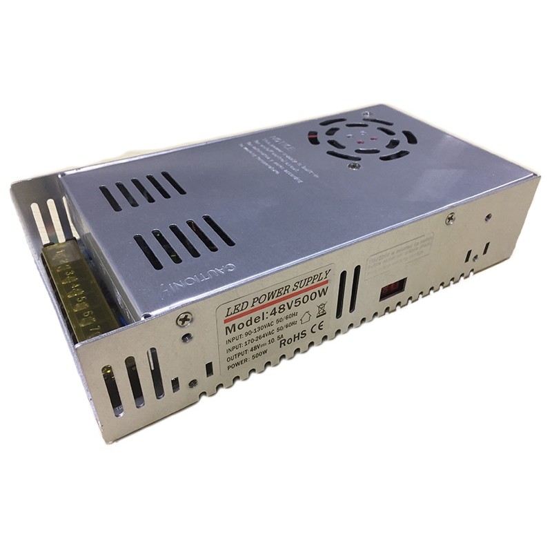 48v 500w Indoor power supply IP20 Transformer Adapter for LED Light